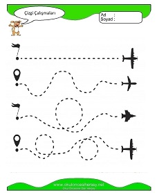 Çizgi Çalışma Sayfaları
